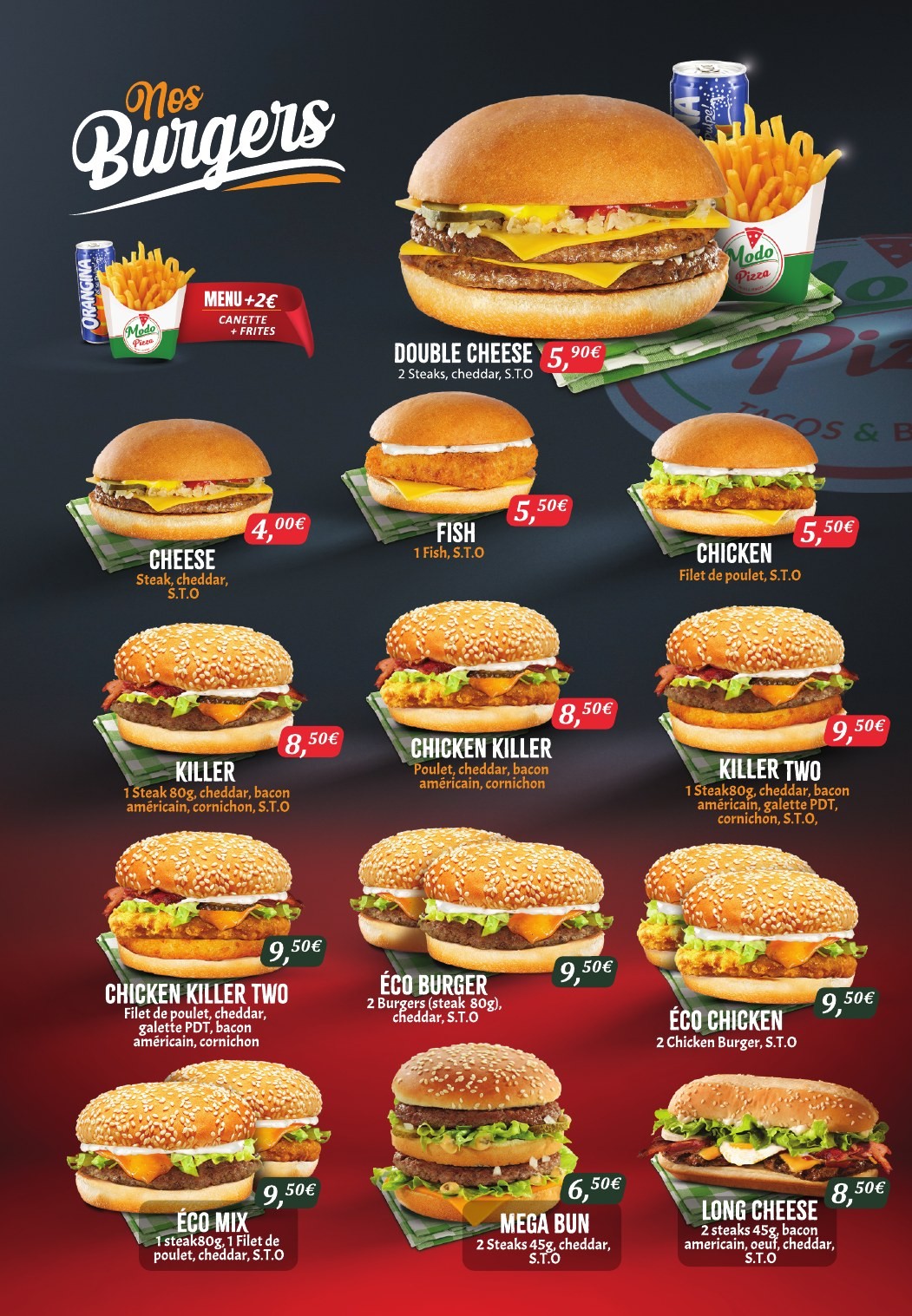 Burgers, tacos & sandwichs, volet 1 sur 3