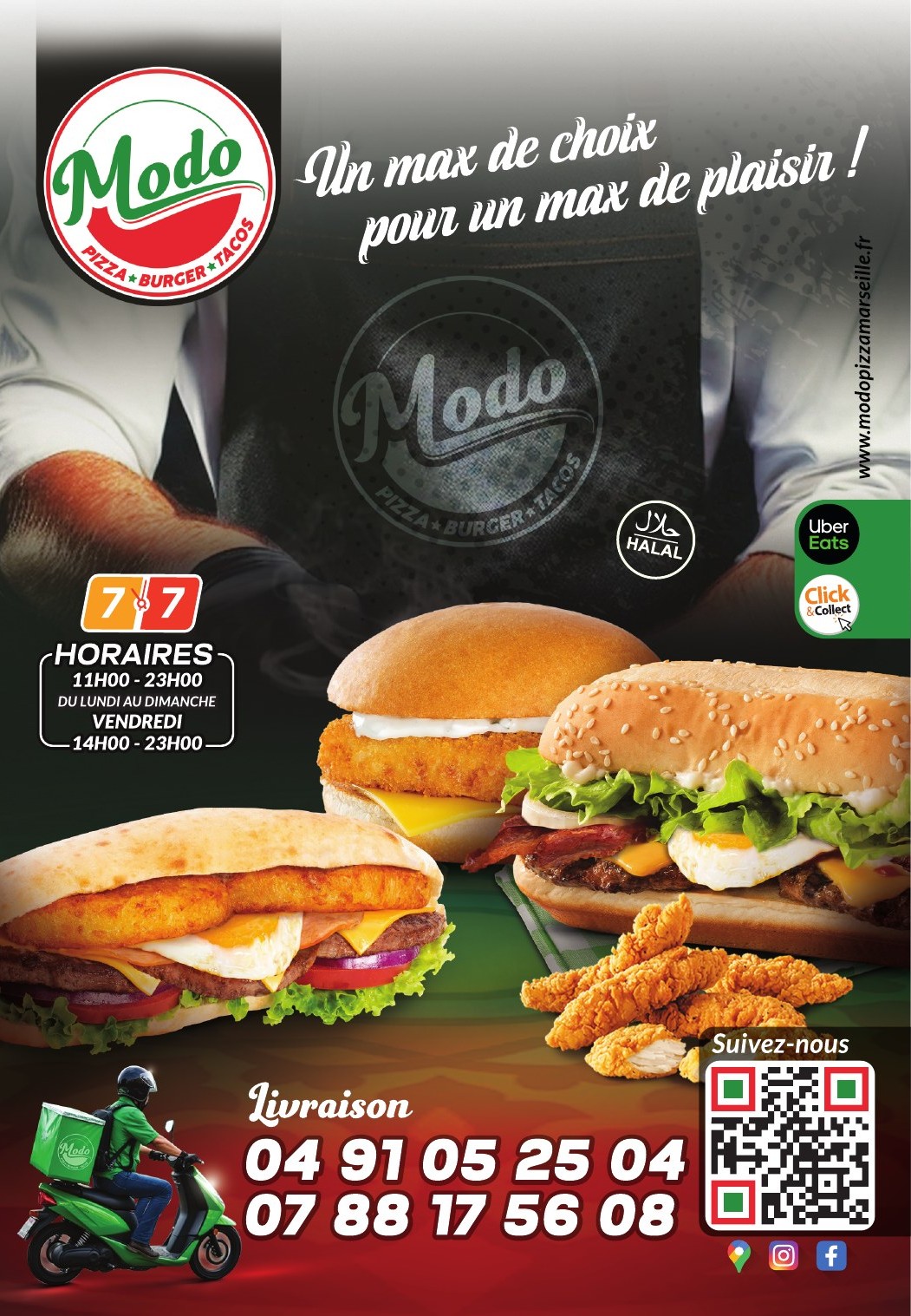 Pizzas & informations, volet 3 sur 3