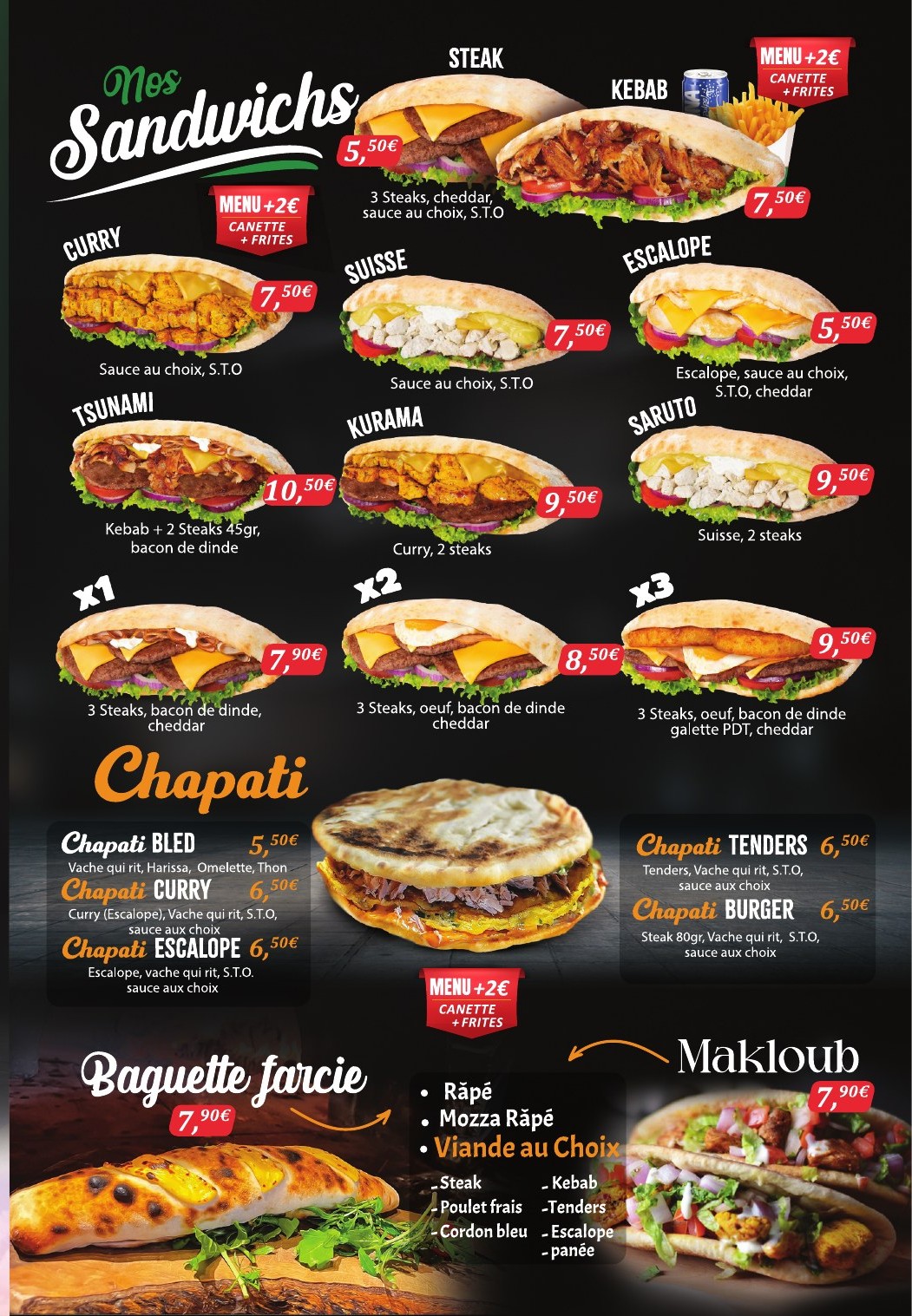 Burgers, tacos & sandwichs, volet 3 sur 3